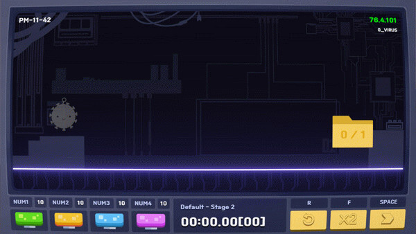 Игра Computer Virus, скриншот