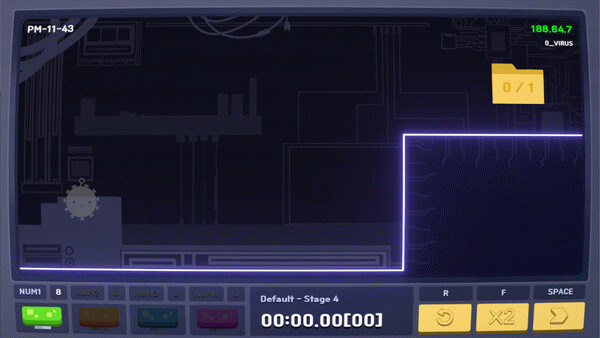 Игра Computer Virus, скриншот
