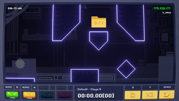 Игра Computer Virus, скриншот