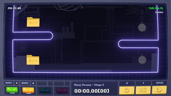 Игра Computer Virus, скриншот