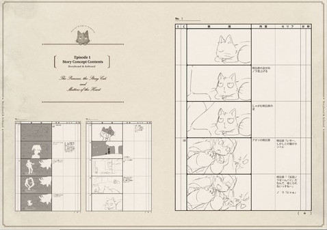 Игра Concept Design of anime - The Princess, the Stray Cat, and Matters of the Heart, скриншот