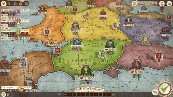 Игра Concordia: Digital Edition - Britannia & Germania, скриншот