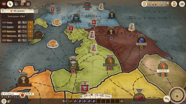 Игра Concordia: Digital Edition - Britannia & Germania, скриншот