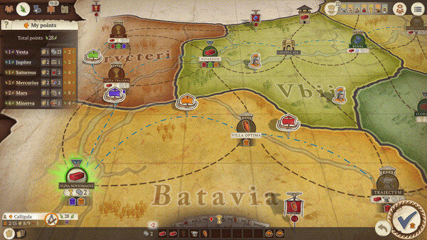 Игра Concordia: Digital Edition - Britannia & Germania, скриншот