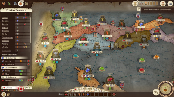 Игра Concordia: Digital Edition, скриншот