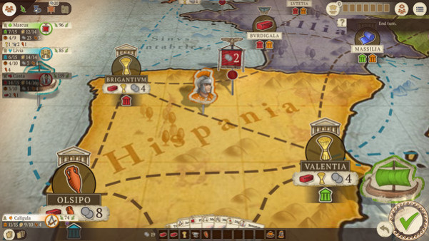 Игра Concordia: Digital Edition, скриншот