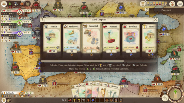 Игра Concordia: Digital Edition, скриншот