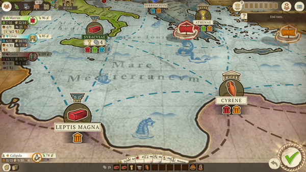Игра Concordia: Digital Edition, скриншот