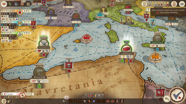 Игра Concordia: Digital Edition, скриншот