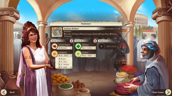 Игра Concordia: Digital Edition - Venus, скриншот