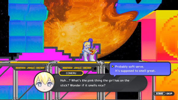 Игра CONERU -DIMENSION GIRL-, скриншот