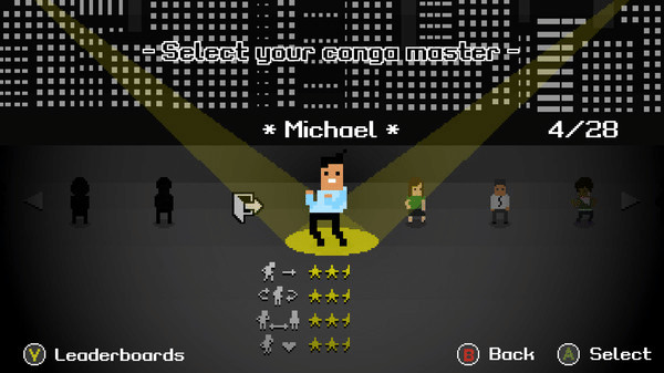 Игра Conga Master, скриншот