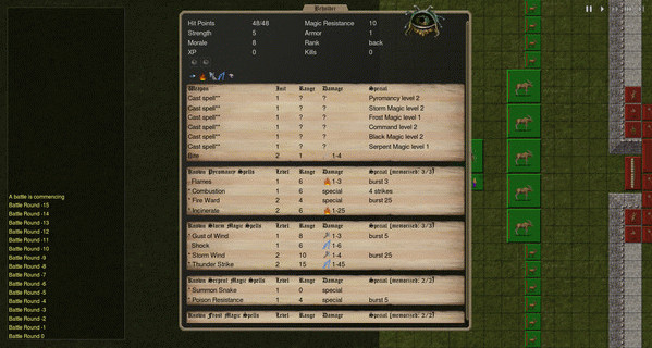 Игра Conquest of Elysium 4, скриншот