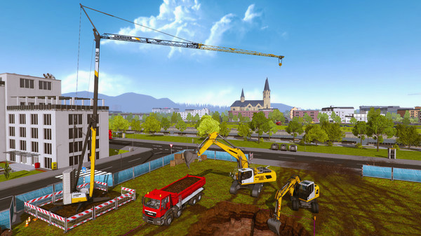 Игра Construction Simulator 2015: Liebherr A 918, скриншот