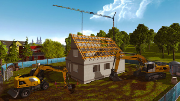 Игра Construction Simulator 2015: Liebherr A 918, скриншот