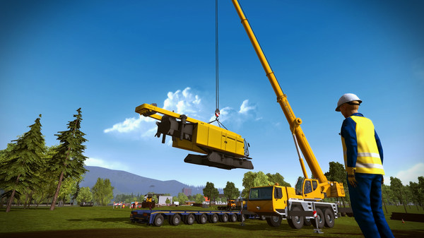 Игра Construction Simulator 2015: Liebherr LR 1300, скриншот