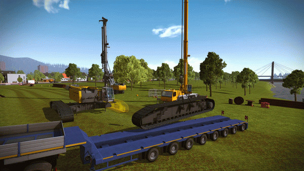 Игра Construction Simulator 2015: Liebherr LR 1300, скриншот