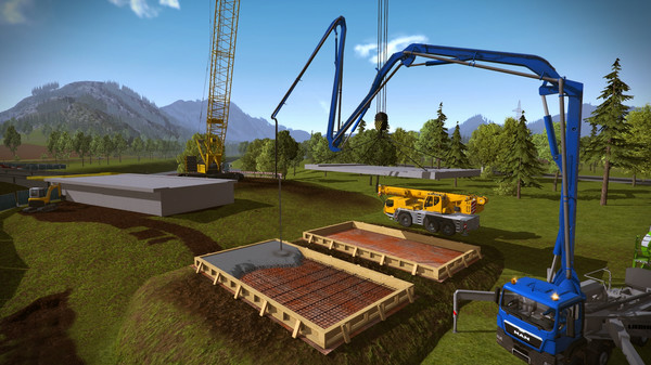 Игра Construction Simulator 2015: Liebherr LR 1300, скриншот