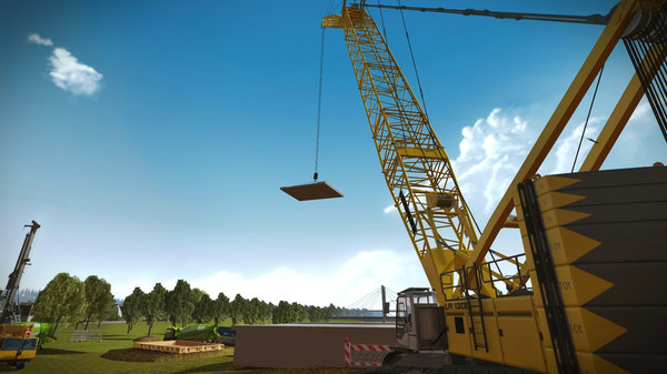 Игра Construction Simulator 2015: Liebherr LR 1300, скриншот