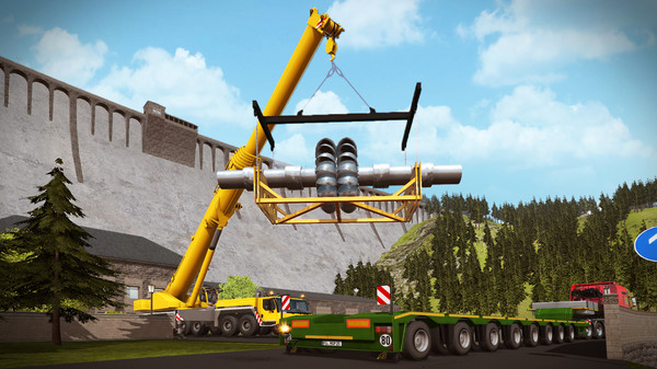 Игра Construction Simulator 2015: Liebherr LTM 1300 6.2, скриншот