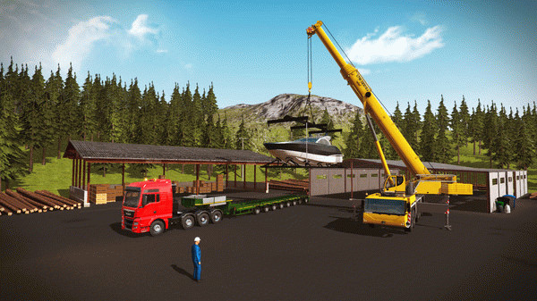 Игра Construction Simulator 2015: Liebherr LTM 1300 6.2, скриншот