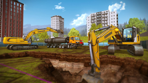 Игра Construction Simulator 2015, скриншот