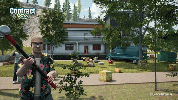 Игра ContractVille, скриншот