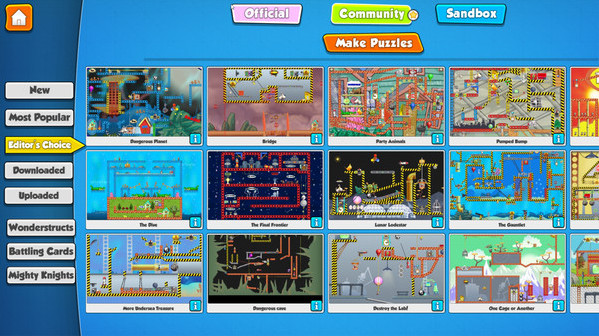 Игра Contraption Maker, скриншот