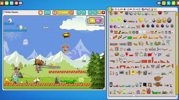 Игра Contraption Maker, скриншот