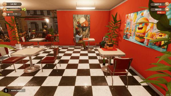 Игра Corner Kitchen Fast Food Simulator, скриншот