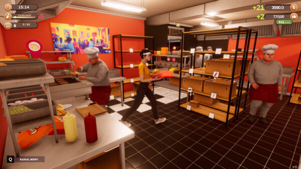 Игра Corner Kitchen Fast Food Simulator, скриншот