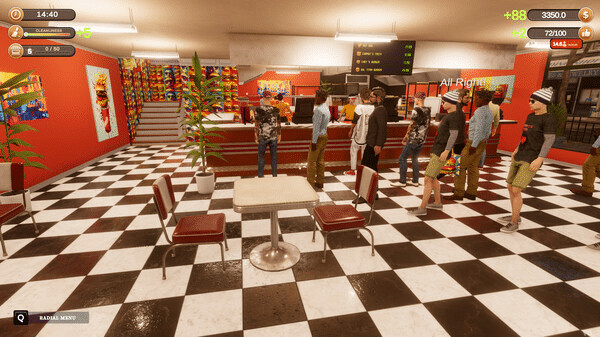 Игра Corner Kitchen Fast Food Simulator, скриншот