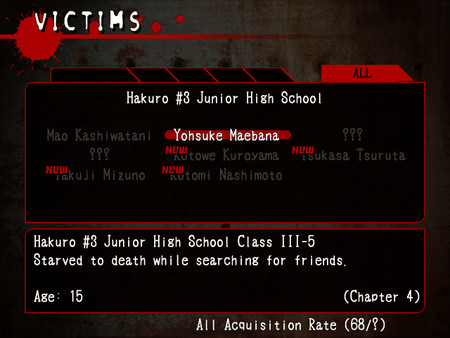 Игра Corpse Party, скриншот