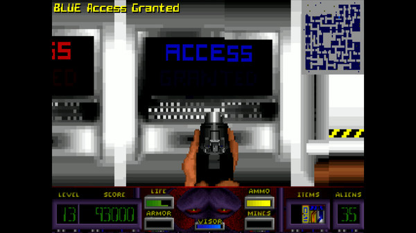 Игра Corridor 7: Alien Invasion, скриншот