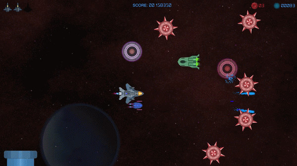 Игра Cosmic collapse, скриншот