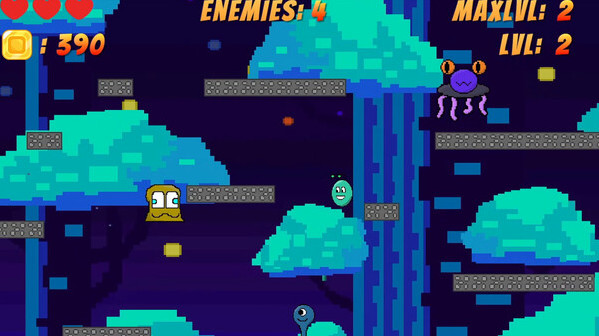 Игра Cosmic Slime Defense, скриншот