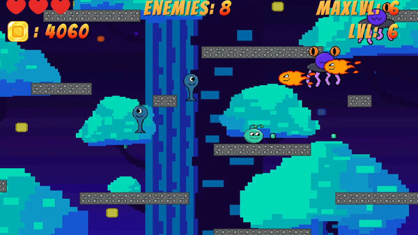 Игра Cosmic Slime Defense, скриншот