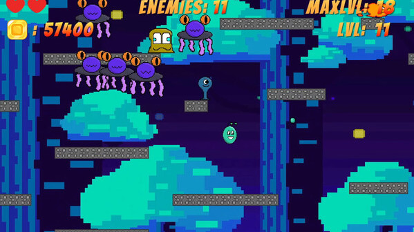 Игра Cosmic Slime Defense, скриншот