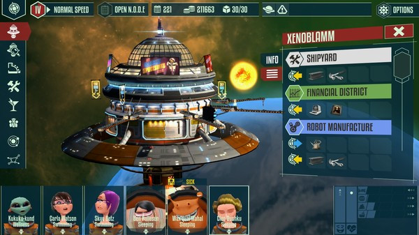 Игра Cosmonautica, скриншот