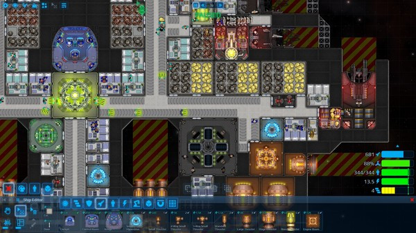 Игра Cosmoteer: Конструктор и командир звездолёта, скриншот
