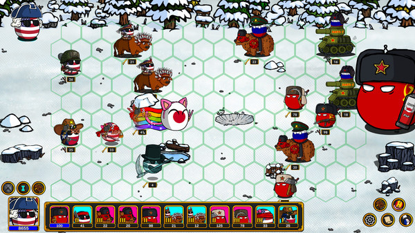 Игра CountryBalls Heroes, скриншот