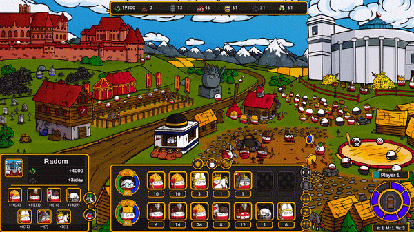 Игра CountryBalls Heroes, скриншот