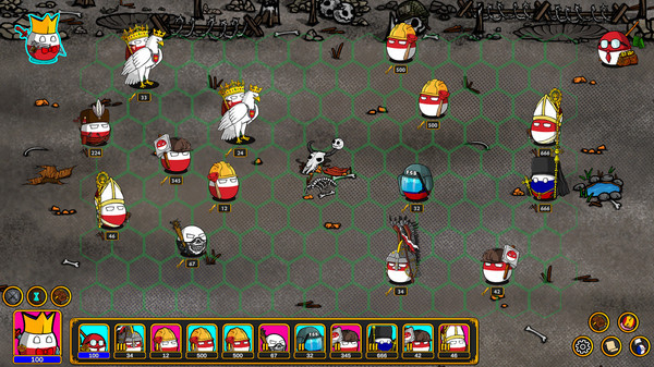 Игра CountryBalls Heroes, скриншот