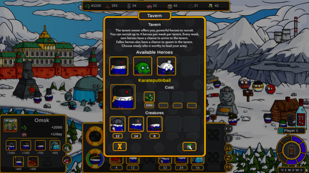Игра CountryBalls Heroes, скриншот