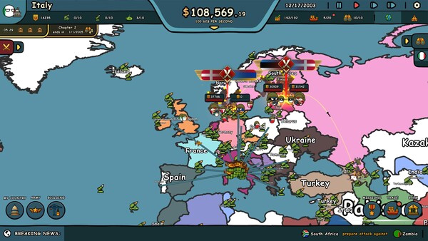 Игра Countryballs: Power Protocol, скриншот