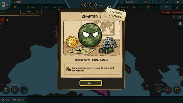 Игра Countryballs: Power Protocol, скриншот