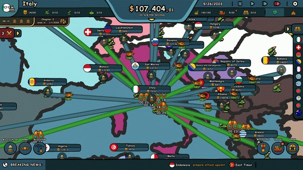 Игра Countryballs: Power Protocol, скриншот