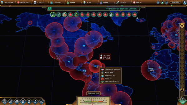 Игра COVID: The Outbreak, скриншот