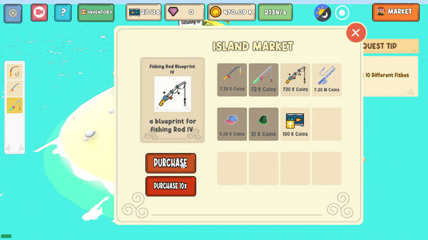Игра Cozy Island Idle, скриншот