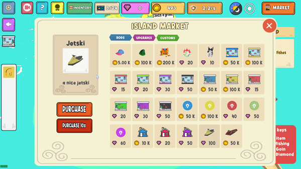 Игра Cozy Island Idle, скриншот